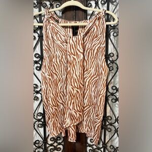 Zebra Print Sleeveless Top